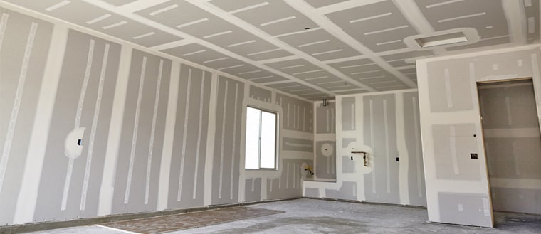 drywall ceiling installation in Leonia